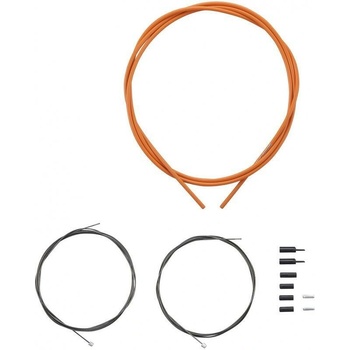 Shimano OT-SP41 bowdeny+lanka oranžova set