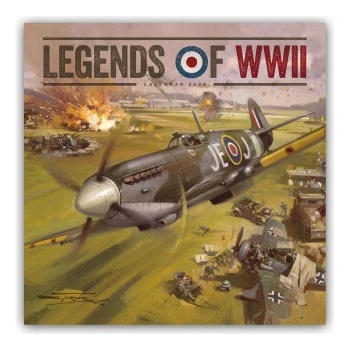 Browntrout Verlags GmbH Legends of World War II - Legendäre Flugzeuge des Zweiten Weltkrieges 2026 - Wand-Kalender