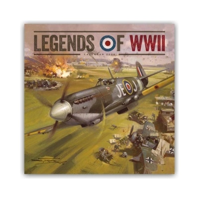 Browntrout Verlags GmbH Legends of World War II - Legendäre Flugzeuge des Zweiten Weltkrieges 2026 - Wand-Kalender | Carousel Calendar