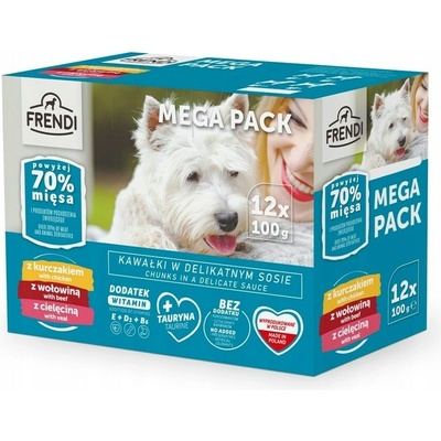 Frendi Chicken Beef Veal 12 x 100 g
