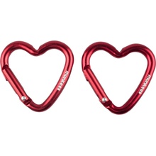 Přívěsek na klíče Munkees Heart Mini 2 kusy red