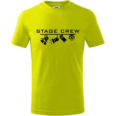 Osvetľovač stage crew tričko Limetková