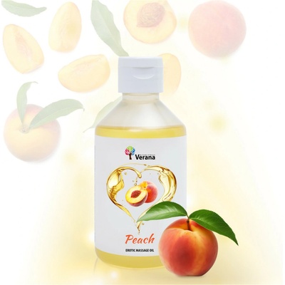 Verana Erotický masážny olej Broskyňa 250 ml