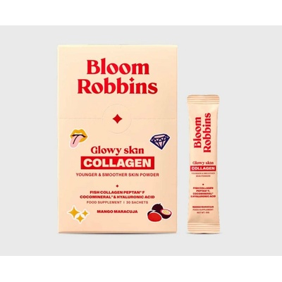 Bloom Robbins Glowy Skin Collagen mango/maracuja 30 vrecúšok