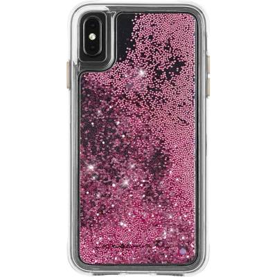 Case-Mate Waterfall Case - дизайнерски кейс с висока защита за Apple iPhone XS Max (розово злато)