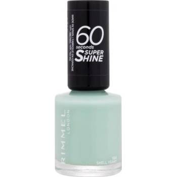 Rimmel 60 Seconds Super Shine бързосъхнещ лак за нокти 8 ml нюанс 154 Shell Yeah! !