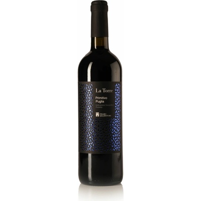 Feudi Salentini Primitivo La Torre suché červené 2023 13% 0,75 l (čistá fľaša)