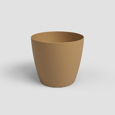 Artevasi Květináč SAN REMO 20cm plast okrová MUSTARD