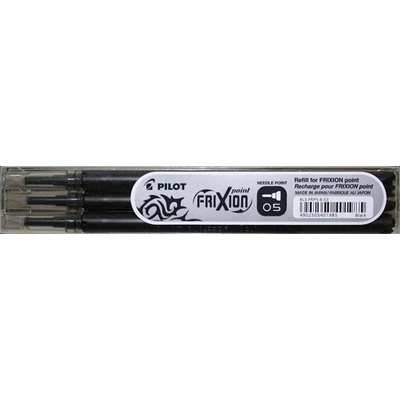 Pilot 17896 FriXion Point náplň do rolleru 0,25 mm černá 3 ks