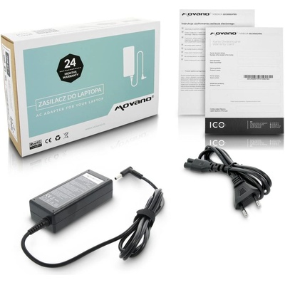 Movano Зарядно за лаптопи HP / Compaq, 45W / 19, 5V / 2, 31A / 4, 5mm x 3, 0mm (ZM/HP195231)