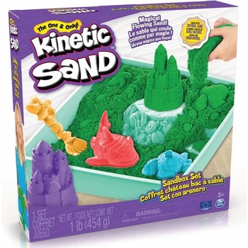 Kinetic Sand - Комплект за пясъчник - зелен (20143455-20146487) (93016)