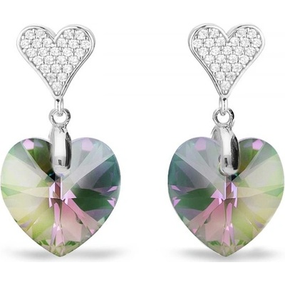 Spark fialovo-se Swarovski Elements Spirit KCN622814PS Paradise Shine zelené