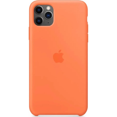 Apple Оригинален Силиконов Калъф за iPhone 11 Pro Max, Silicone Case MY112ZM/A, Оранжев (MY112ZM/A)
