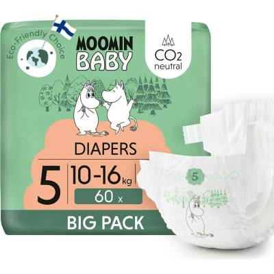 Moomin Baby eko 5 Maxi 10-16 kg 60 ks