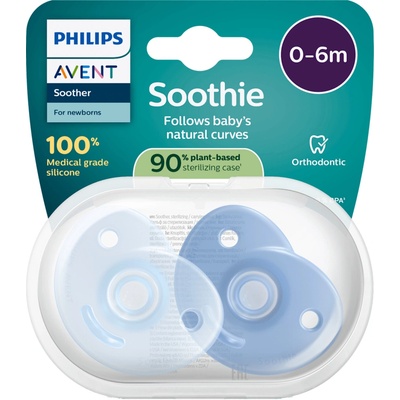Philips Avent dudlík Soothie modrá 2 ks