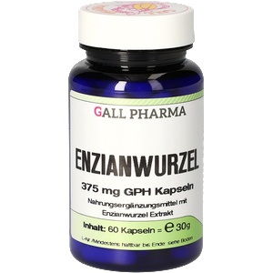 Gall Pharma Подобрява храносмилането Тинтява (екстракт от корен) 60 капсули (19510 (3467477) gp)