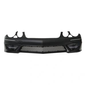  Предна броня за Mercedes W211 E-Class (2006-2009) - AMG Design с LED светлини