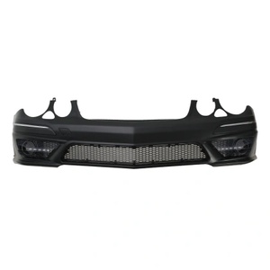  Предна броня за Mercedes W211 E-Class (2006-2009) - AMG Design с LED светлини