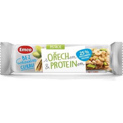 Emco Tyčinka s orechom a proteínom pistácie 35 g