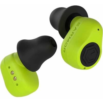 EARMOR špunty do uší elektronické M23T AI ASSISTENT s BlueTooth NEON ZELENÉ