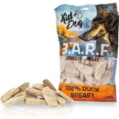 KIDDOG B.A.R.F. 100 % kachní prsa sušená mrazem 220 g