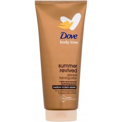 Dove Derma Spa Summer Revived Medium to Dark tělové mléko 200 ml – Zboží Mobilmania