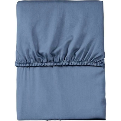 Detexpol Prostěradlo z mikrovlákna modré jednobarevné s elastickým Poly 160x200