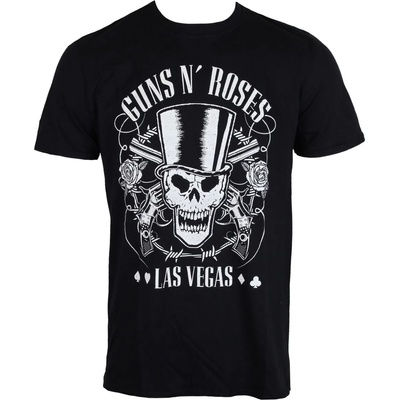 ROCK OFF Мъжка тениска Guns N' Roses - Skull & Pistols - ROCK OFF - GNRTS27MB