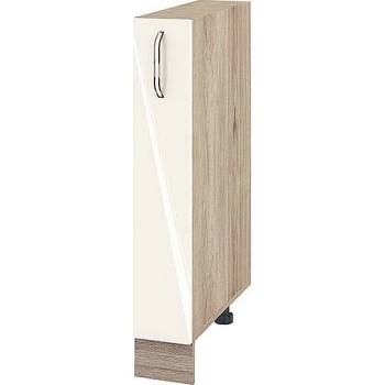 Image 1 of ИРИМ Долен кухненски шкаф бутилиера Сити АРФ-Крийм гланц-11-41 15 см