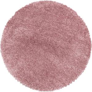 Ayyildiz Розов кръгъл килим ø 200 cm Fluffy - Ayyildiz Carpets (FLUFFY2002003500ROSE)