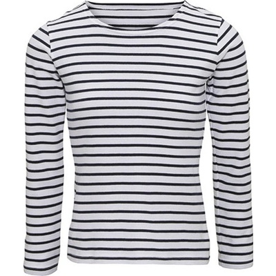 Asquith & Fox Dámské triko s dlouhým rukávem AQ071 White Navy