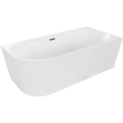 Mexen Mia 170x80 cm right white/brushed gun grey (52691708000P-66)