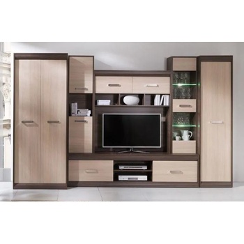 Image 1 of Холна секция Korina 330 cm тъмен дъб и светъл дъб