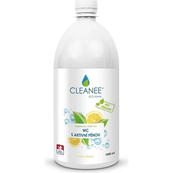 Cleanee Eko hygienický čistič WC s aktívnou penou s vôňou citróna 1 l