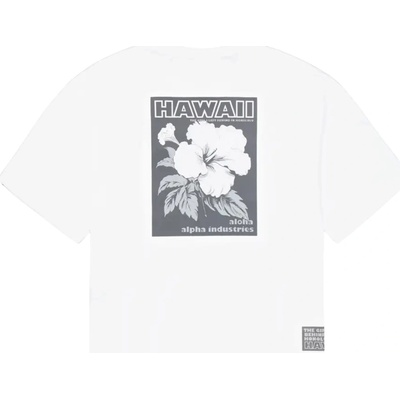 Alpha Industries Aloha Flower T BP White/Black