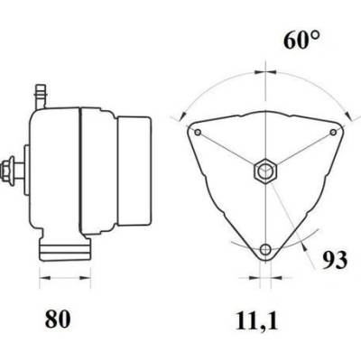 generátor MAHLE MG 807