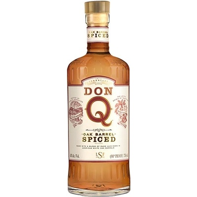 Don Q Oak Barrel Aged Spiced 45% 0,7 l (čistá fľaša)