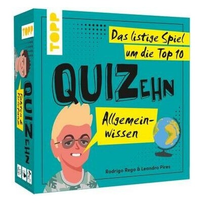 QUIZehn - Allgemeinwissen. Das listige Spiel um die Top 10 (Rodrigo Rego,Leandro Pires)(Hra)