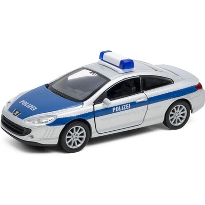 Welly Peugeot Coupé 407 Polizei 1:34 – Zboží Dáma