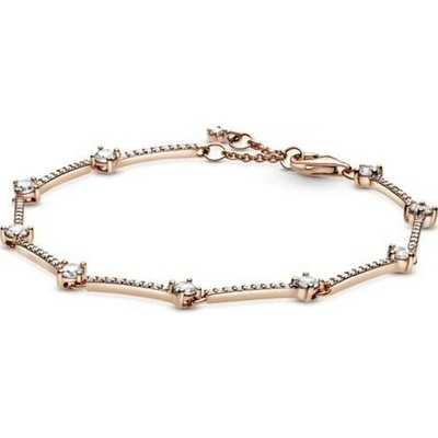 PANDORA Náramek Rose Třpytivé pavé tyčky 16 cm 589217C01-16
