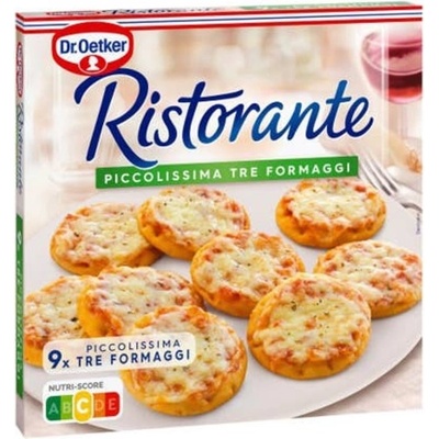 Dr. Oetker Ristorante Piccolissima Tre Formaggi 9 ks 216 g – Hledejceny.cz