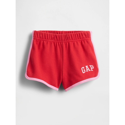 GAP Baby shorts with logo Girls červená