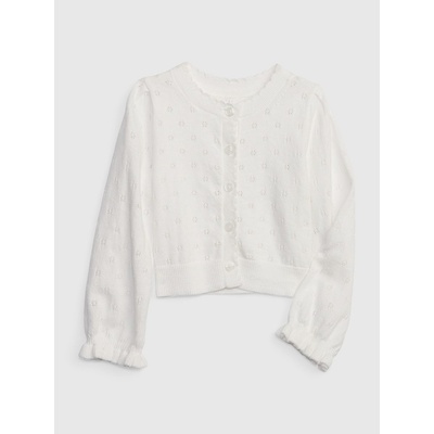 Gap 536453-02 Dětský pletený kardigan Bílá – Zbozi.Blesk.cz