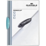 DURABLE Дълготрайна папка Swingclip A4 30 листа светлосиня 226014 (226014)
