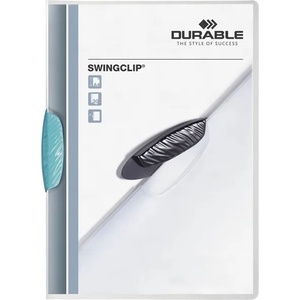DURABLE Дълготрайна папка Swingclip A4 30 листа светлосиня 226014 (226014)