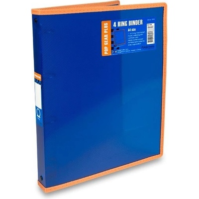 Folder Mate 4 kroužkový pořadač Pop Gear Plus A4 30 mm modrý