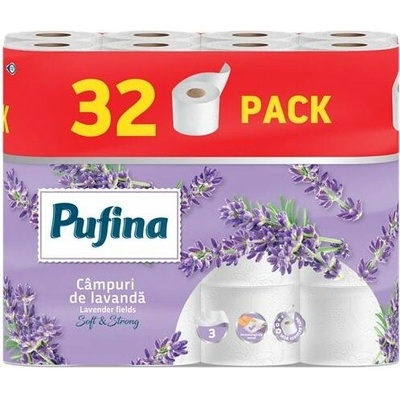 PUFINA Lavender Fields 3-vrstvý 32 ks