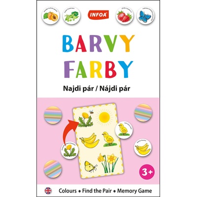 Výučbová hra - Nájdi pár - Farby - autor neuvedený