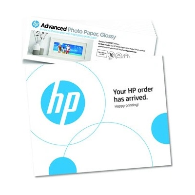 HP Photo Paper Advanced 49V51A, 250 г/м2, 4x12", 10x30, 5см, 10 бр. , лъскав, мастиленоструен, бял, фотографска хартия (49V51A)