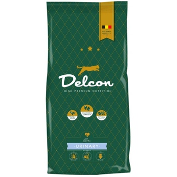 Delcon Cat Urinary High Premium - супер премиум суха храна за пораснали котки от всички породи, с профилактика на уринарният тракт, БЕЗ ЗЪРНО, с домашни птици и риба, 1, 75 кг - Белгия